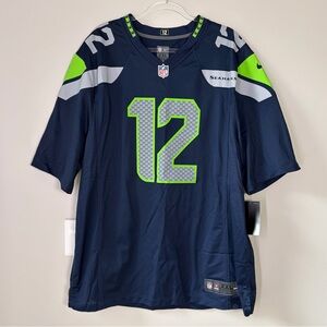 Seattle Seahawks NFL 12 Fan Game Jersey